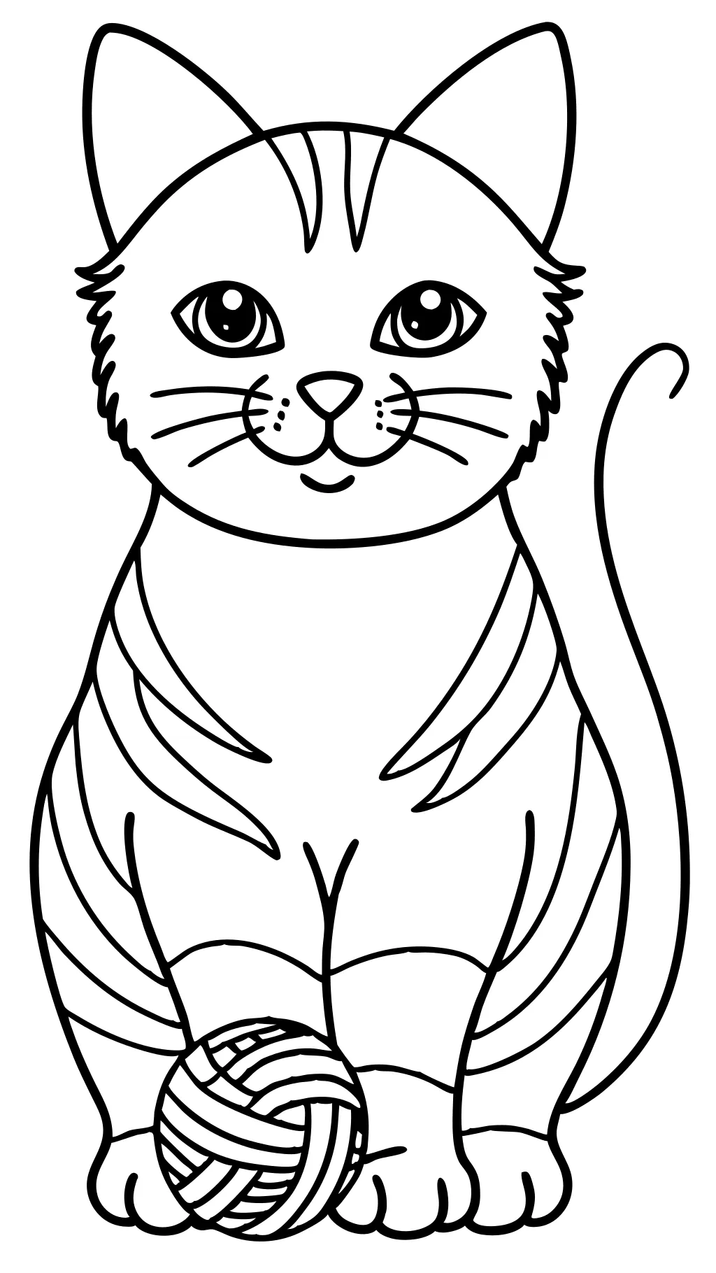 free cat printable coloring pages